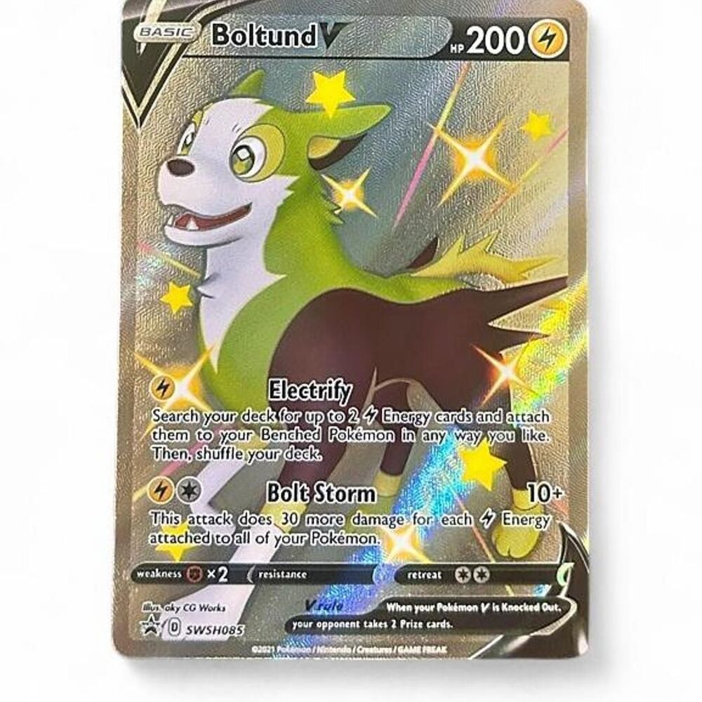 Boltund V SWSH085 promo Pokémon card